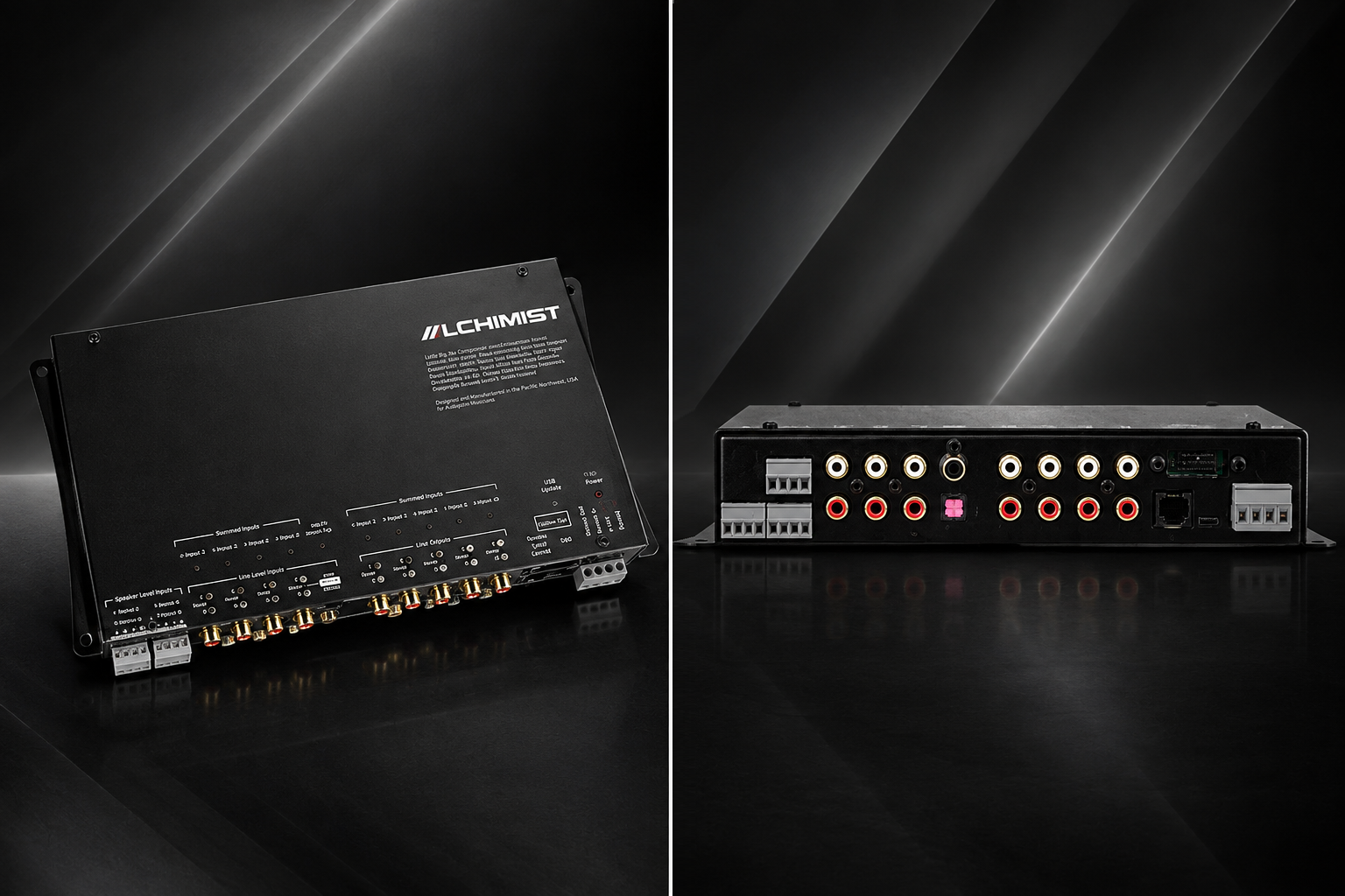 The Alchimist AD-812 features 12 channels of digital signal processing