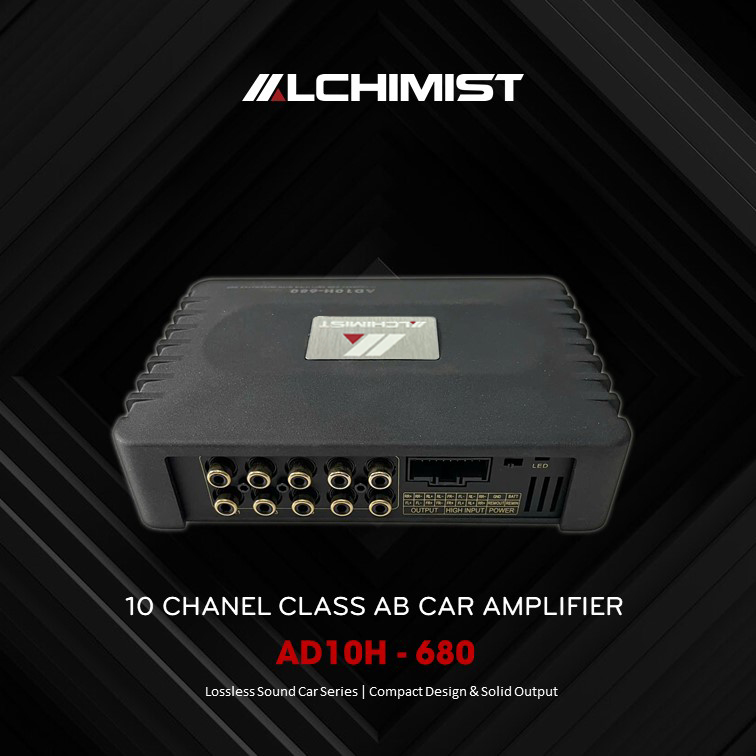 ALCHIMIST AD10H-680 DSP 10-Channel with Bluetooth 5.3 & Optical Ports.
