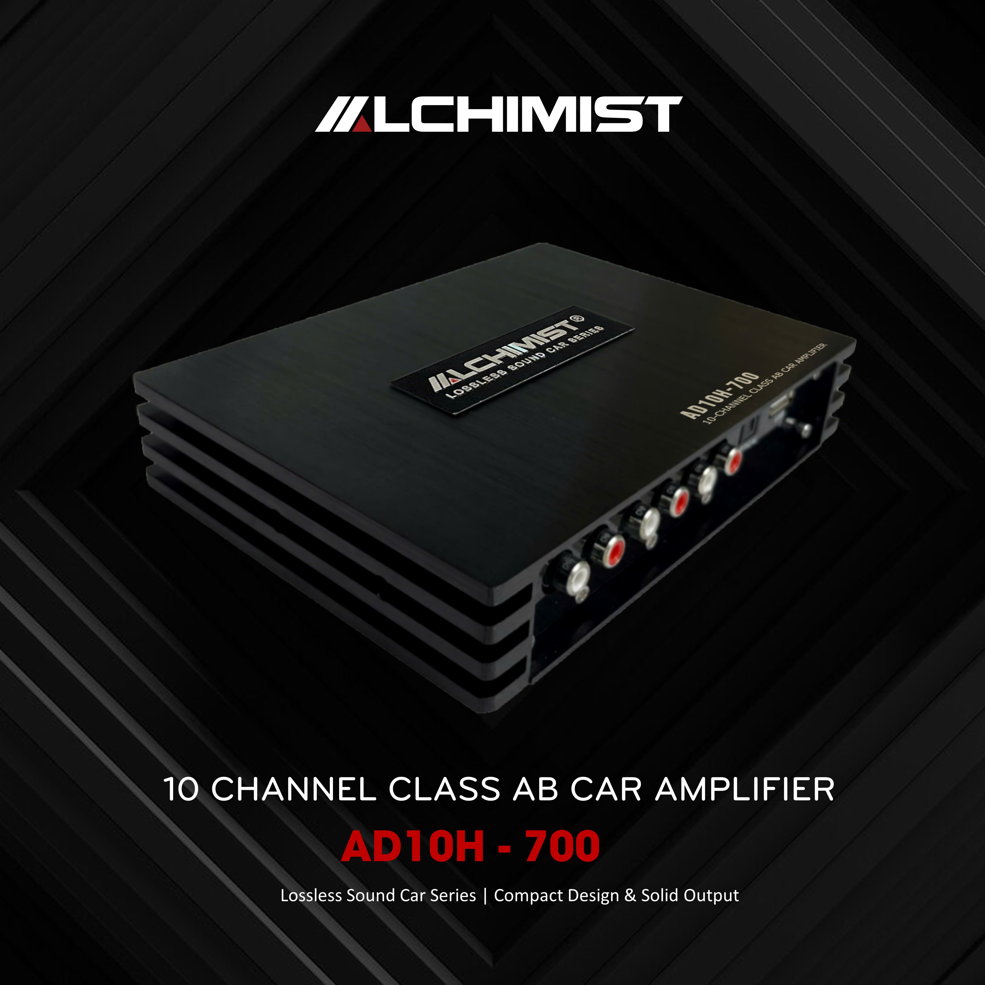 ALCHIMIST AD10H-700 DSP 10-Channel with Bluetooth 5.3 & Optical Ports.