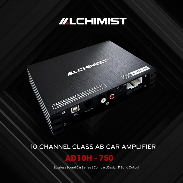 ALCHIMIST AD10H-700 DSP 10-Channel with Bluetooth 5.3 & Optical Ports.