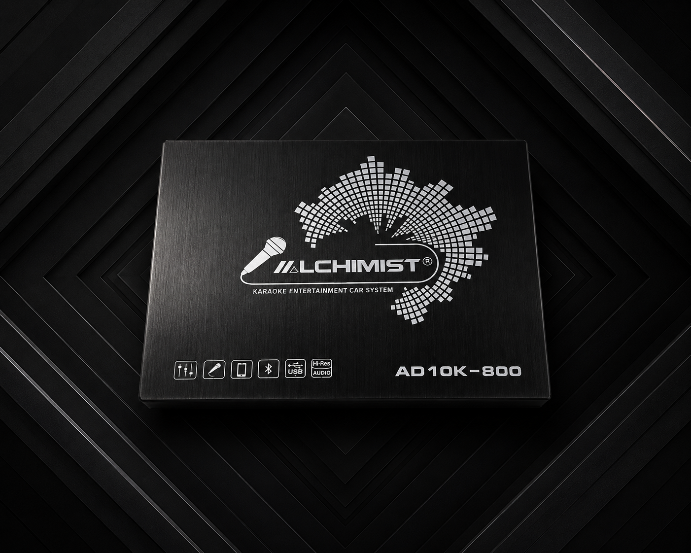 Alchimist AD10K-800 amplifier with Bluetooth and karaoke support