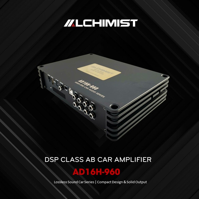 ALCHIMIST DSP AD16H-960 Audio Amplifier with Wireless connection Bluetooth 5.3