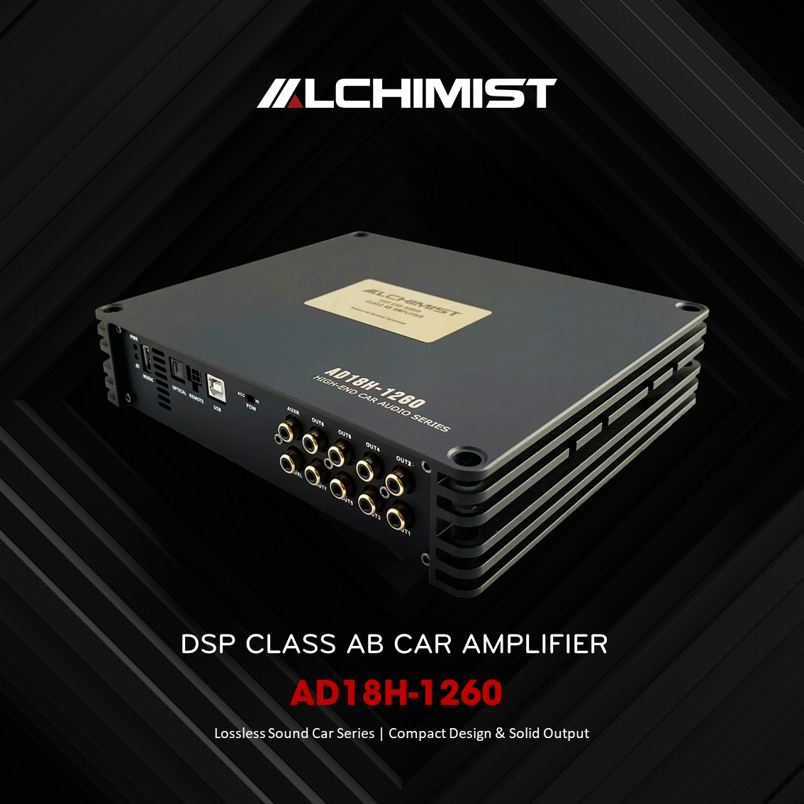 DSP ALCHIMIST AD18H-1260 Car audio Amplifier