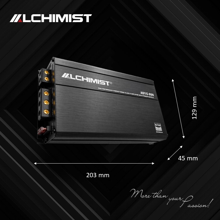 Amplifier Alchimist AD1C-600 Class D Car Amplifier