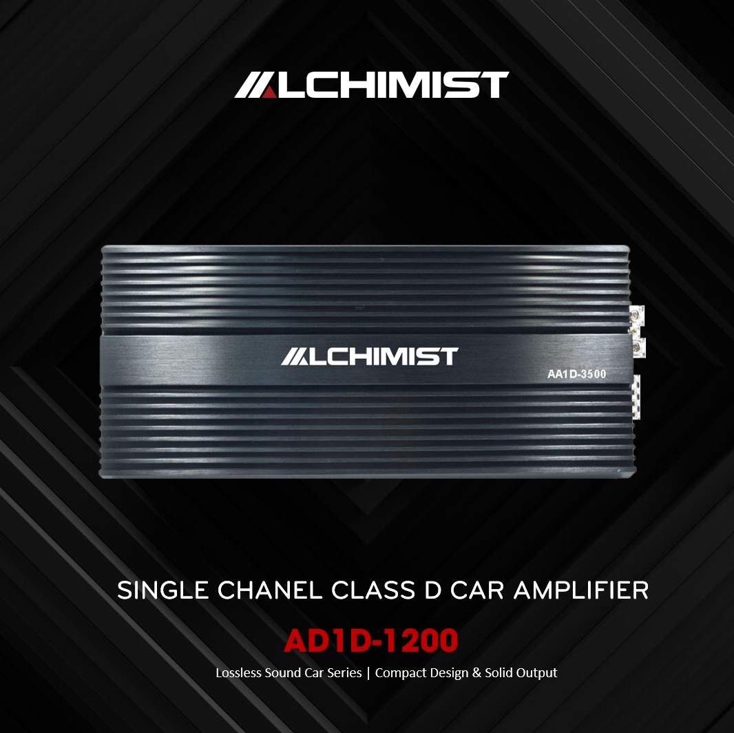 Alchimist AA1D-3500 Mono Class D Car Amplifier 3500W RMS