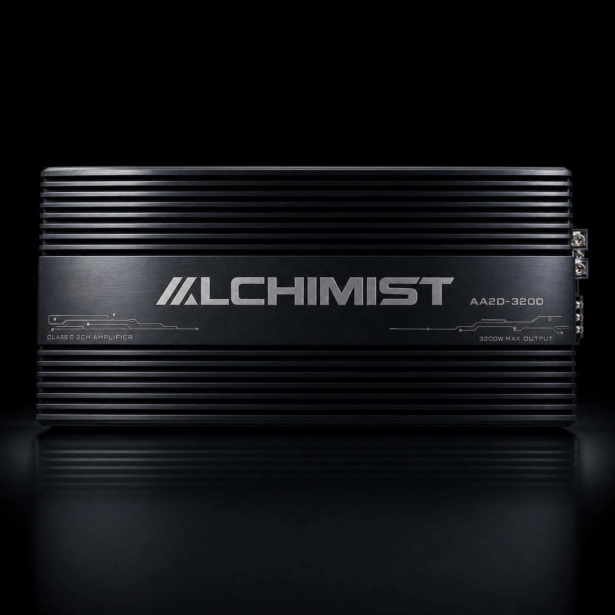 Alchimist AA4D-3200 2-Channel Class D Car Amplifier 3200W RMS