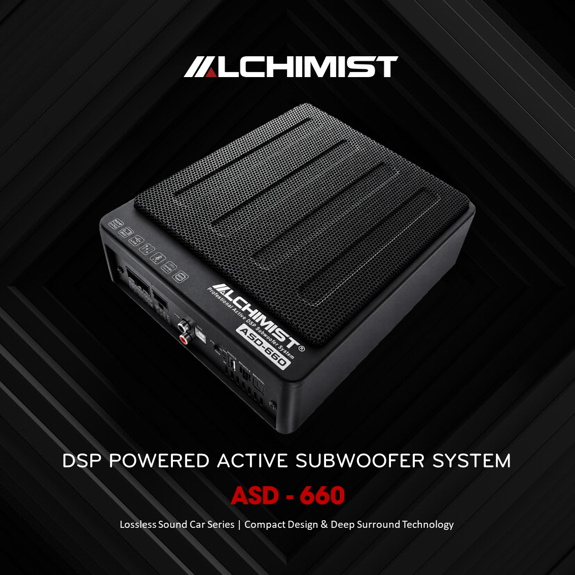 Subwoofer Digital Signal Processing ALCHIMIST ASD-660 ALCHIMIST ASD-660 – Active DSP Subwoofer System Delivering Powerful Low Frequencies, Advanced Signal Processing, and Exceptional Musical Accuracy