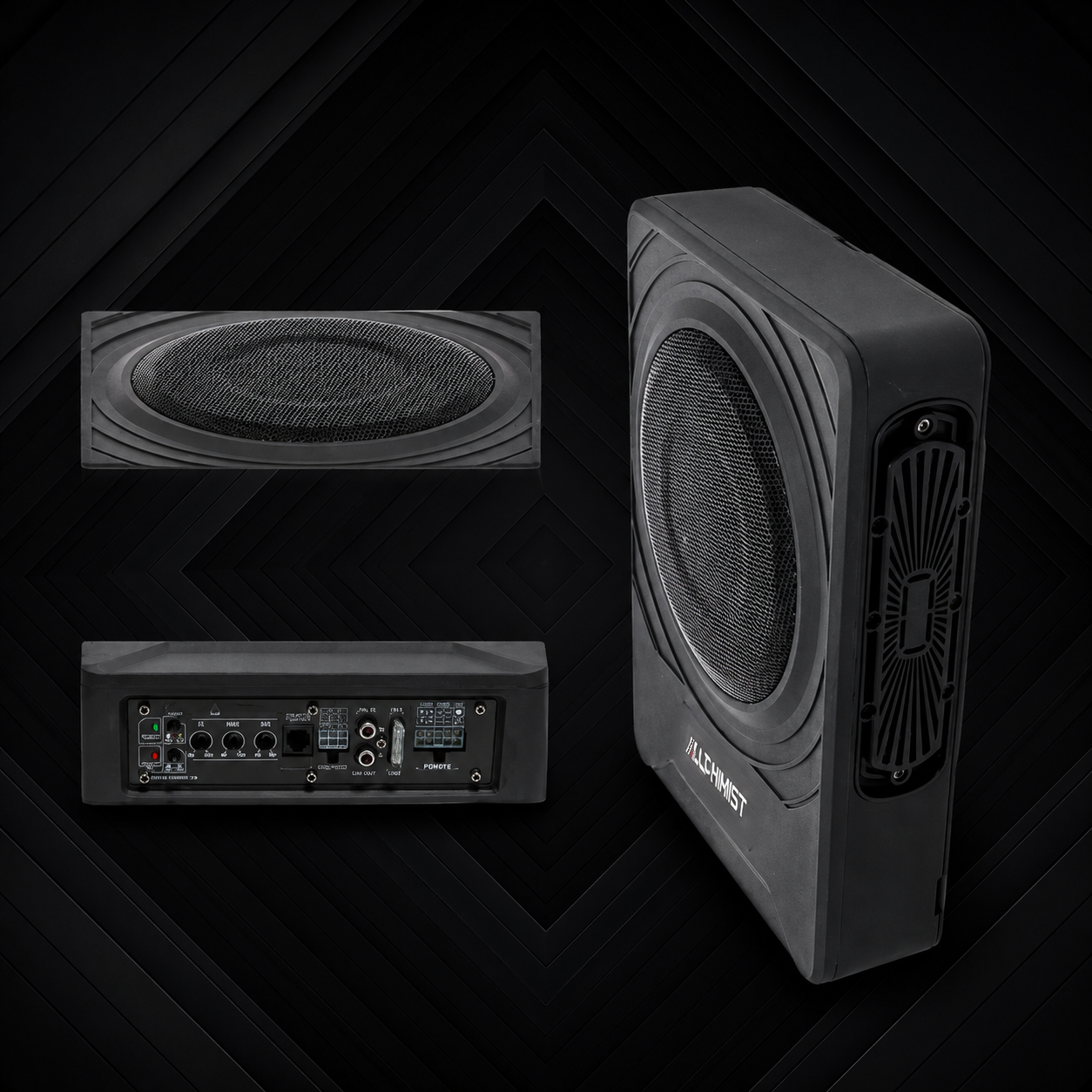 Alchimist ASW-5028 Subwoofer Enhance Your Drive with High-Performance for Impactful Bass