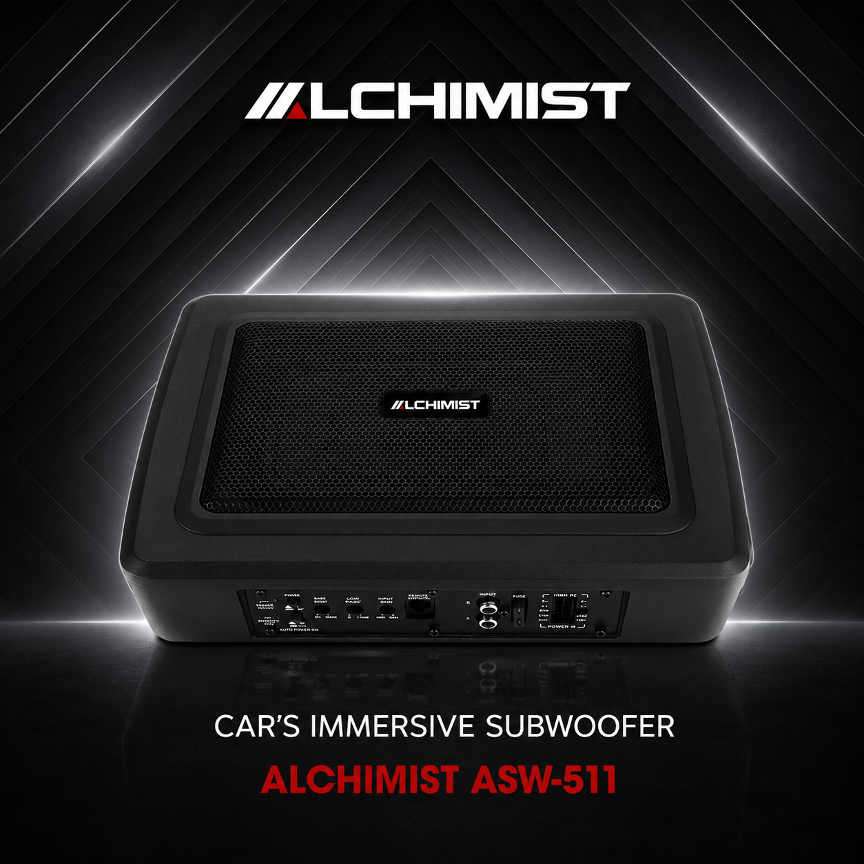 The Alchimist ASW-511 is a powerful subwoofer in car