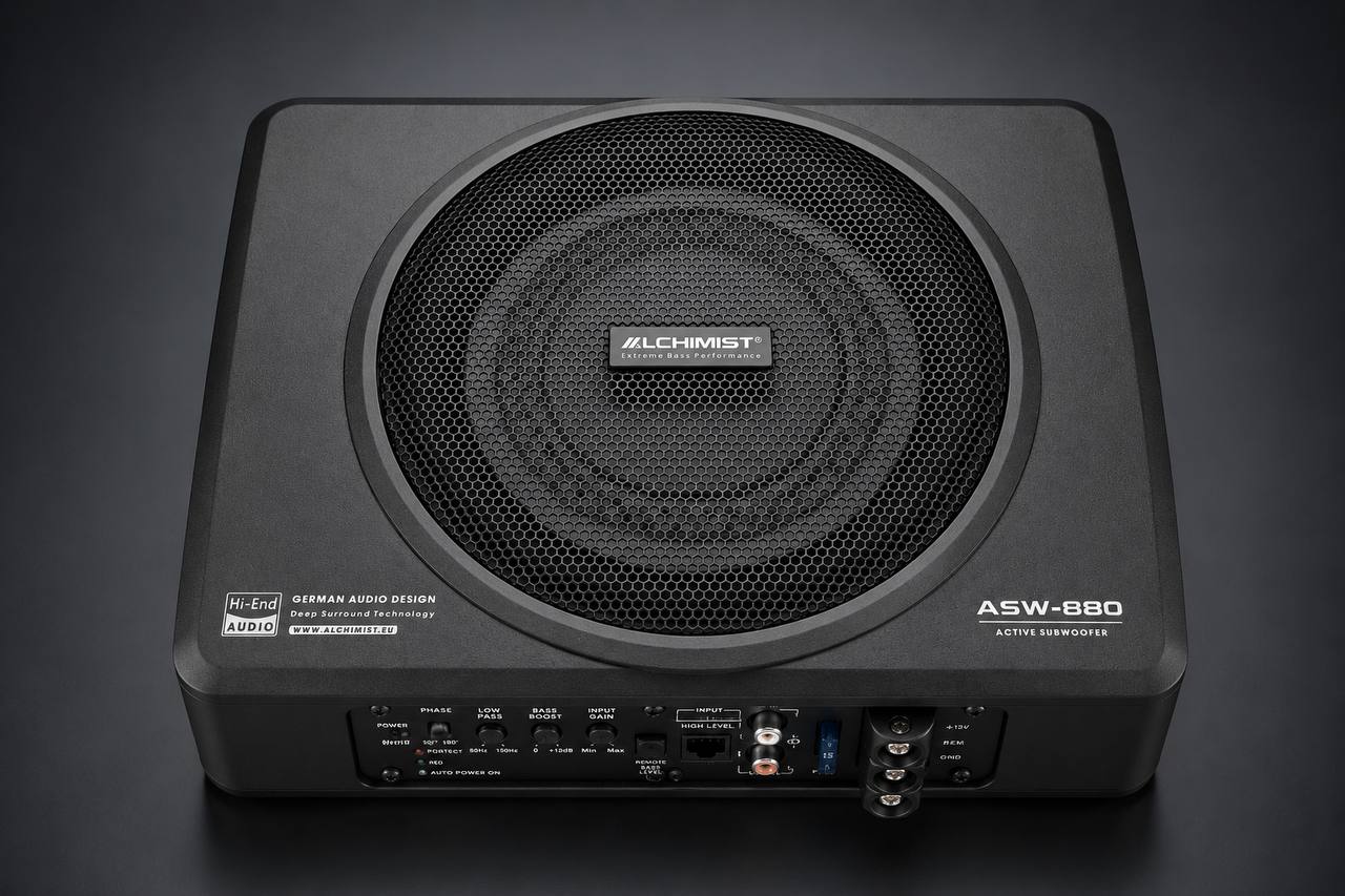 ALCHIMIST ASW-880 High-Performance Active Subwoofer