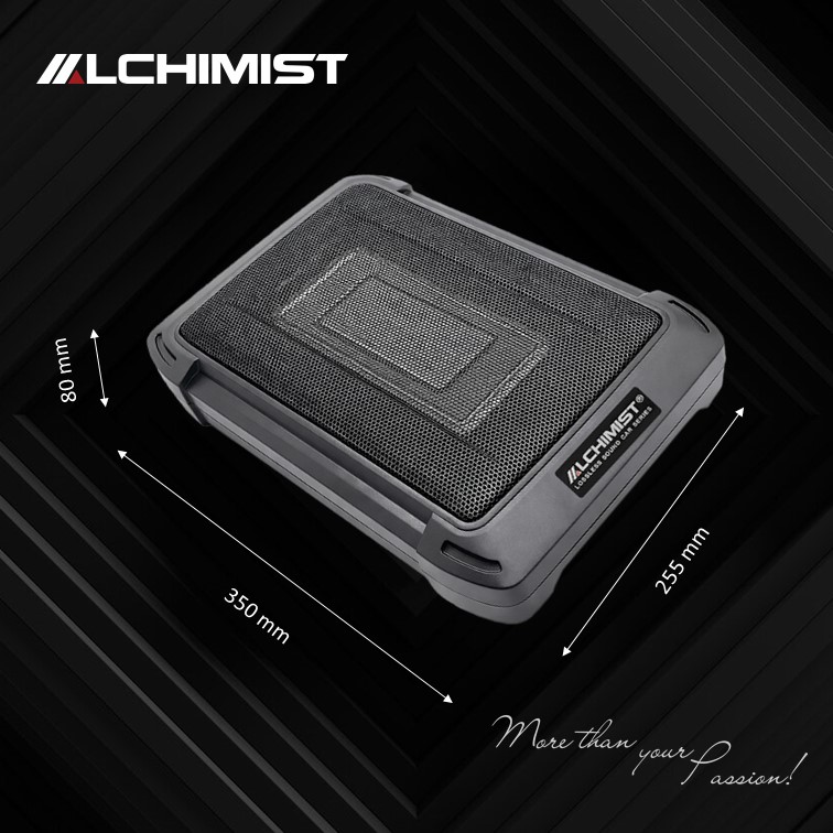 Alchimist  ASW - 980X Power Active Sub woofer high-performance bass with 6.5 inches woofer enclosure