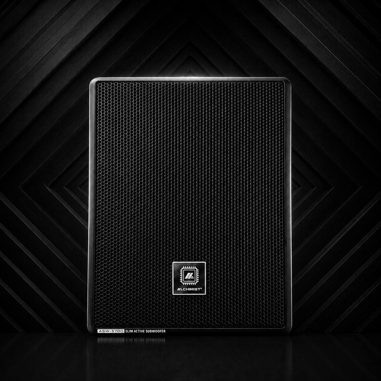 ALCHIMIST ASW-S700 Slim Active Subwoofer | 250W RMS Class D Amplifier