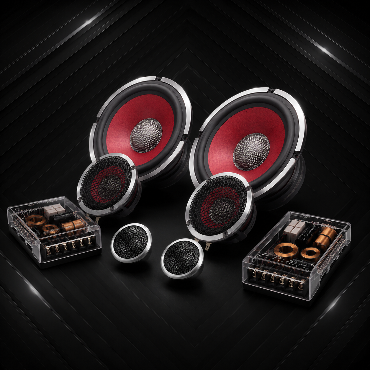 The Alchimist AS-605w 6.5 Inch 3-Way Component Car Speaker
