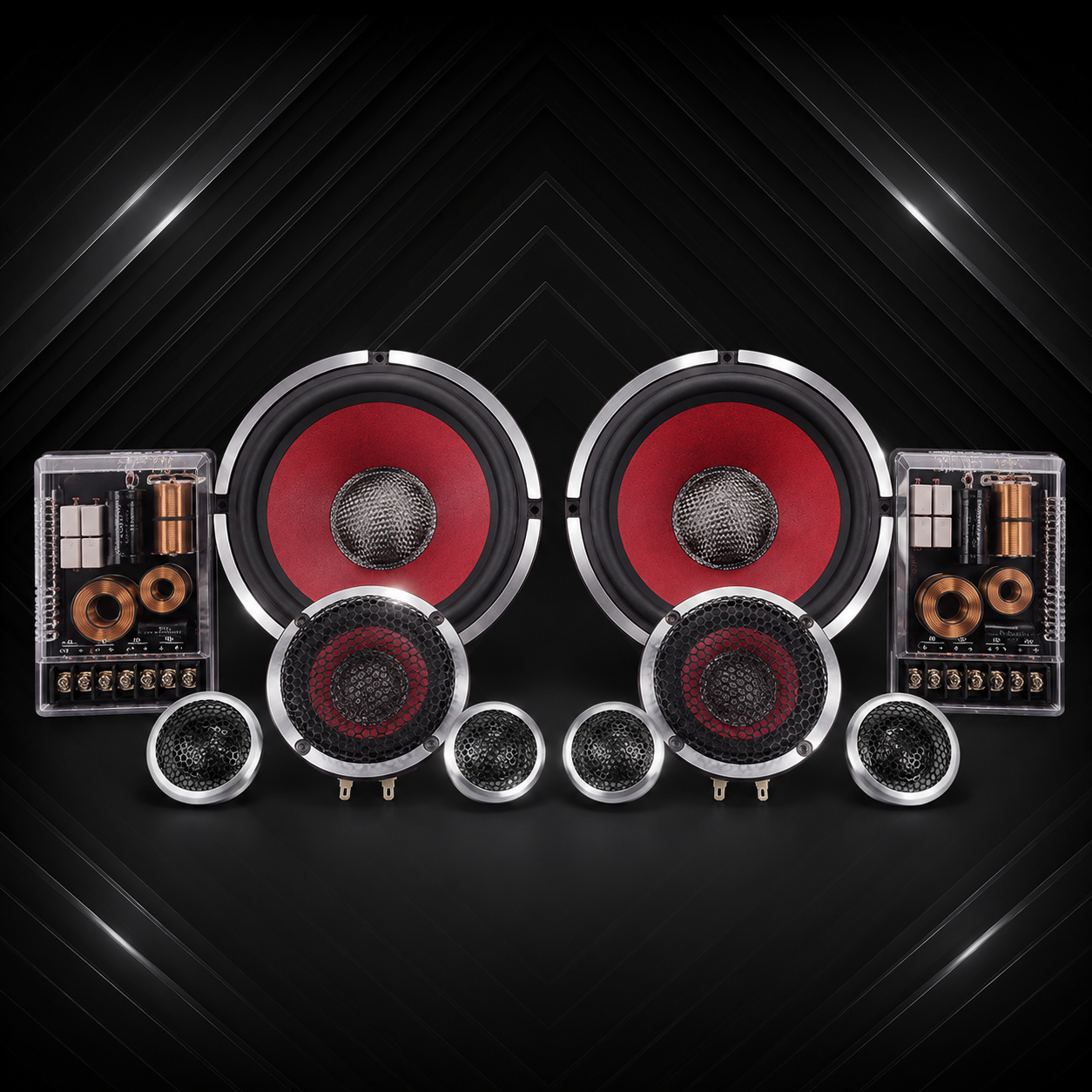 The Alchimist AS-605w 6.5 Inch 3-Way Component Car Speaker