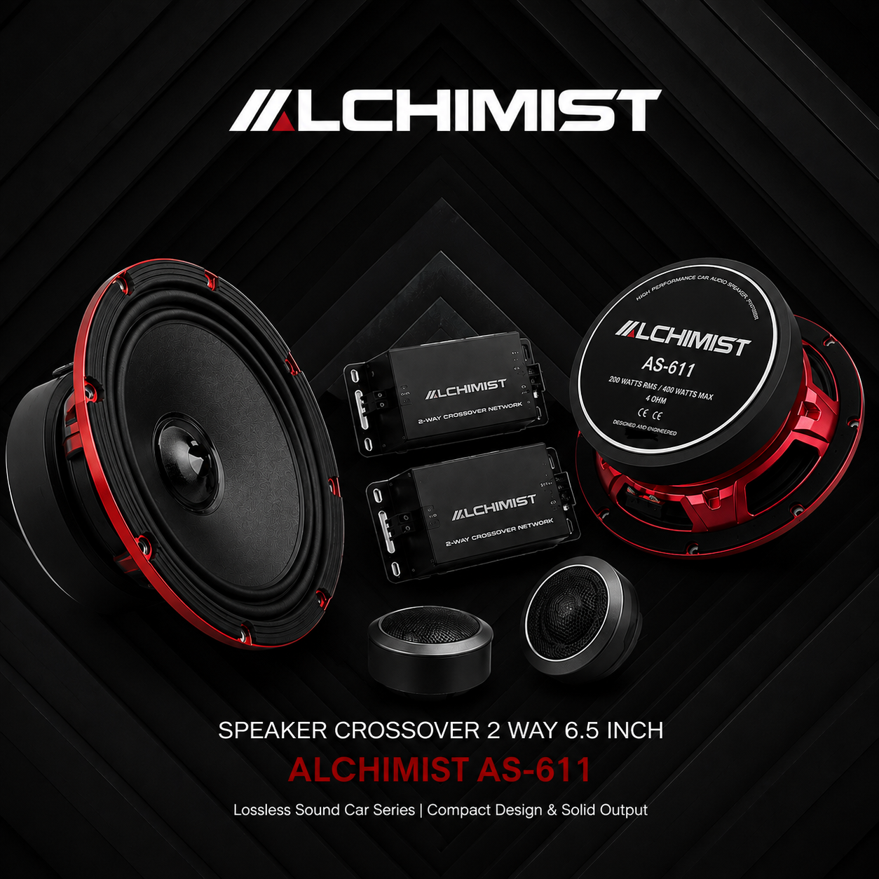 Alchimist AS-611 – Precision Engineered 2-Way Speaker System