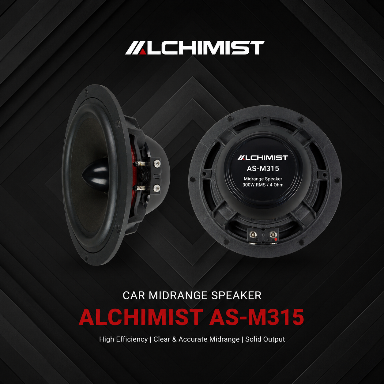 Alchimist AS-M315 3-Inch Midrange Speaker System