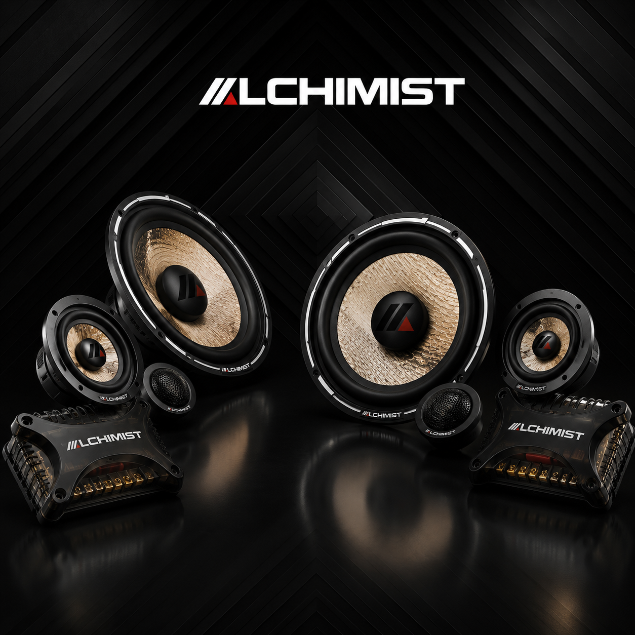 ALCHIMIST AS-615E – 3-Way High-Performance Component Speaker System