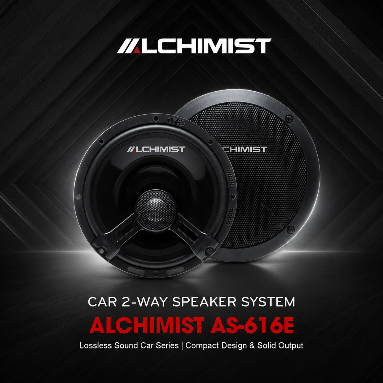ALCHIMIST AS-616E coaxial audio car speakers 