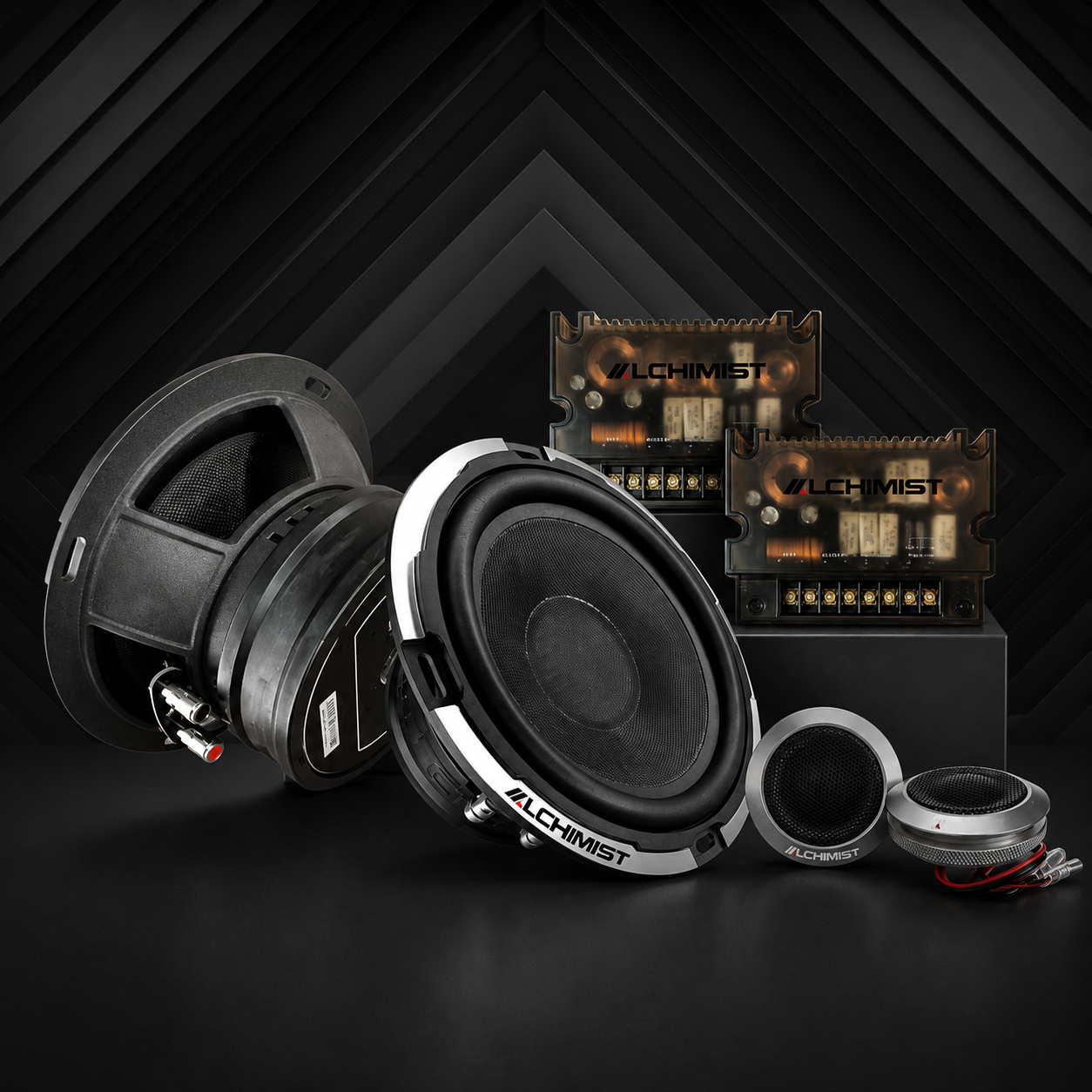 Alchimist AS-625 car audio speaker system 2-way component speaker