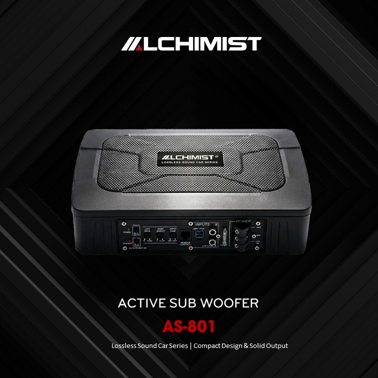 AS 801 Alchimist Sub woofer built in DSP Class AB