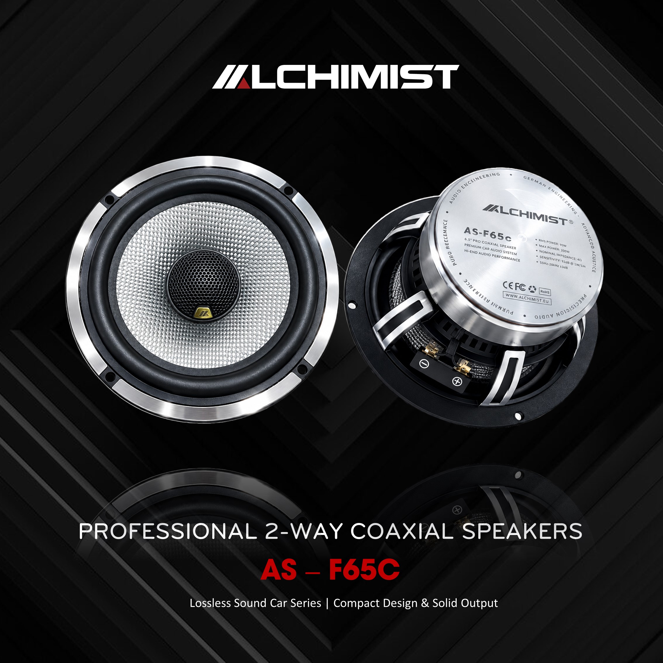 ALCHIMIST AS-F65 PROFESSIONAL CAR DOOR SPEAKER