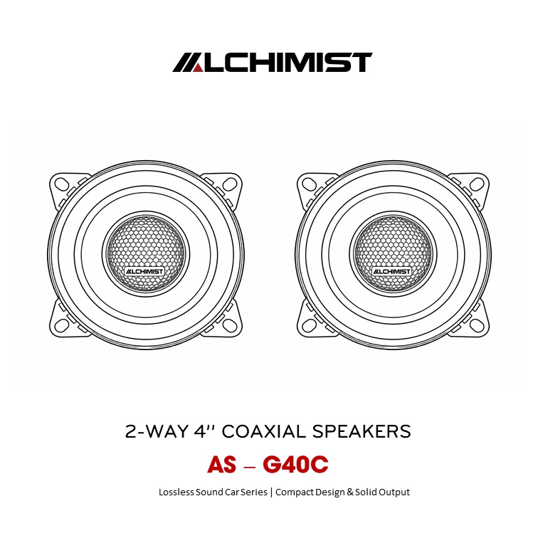 Alchimist AS-G65C Coaxial Car Speakers – Clear, Balanced Audio Performance