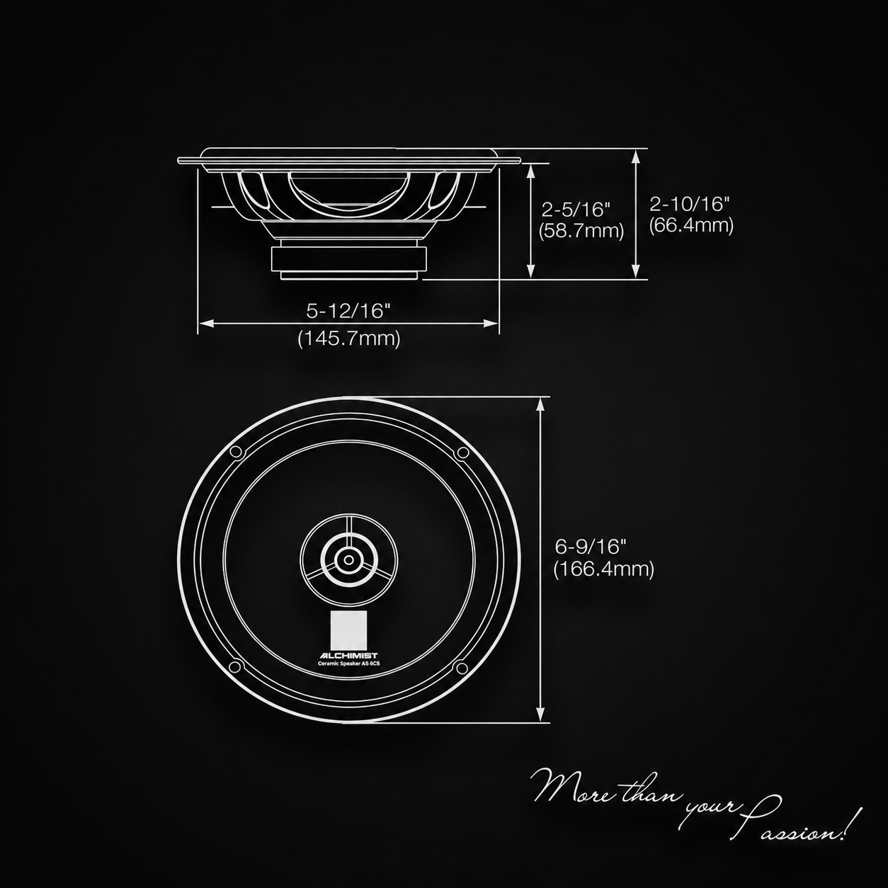 Alchimist AS-G65C Component Speaker System