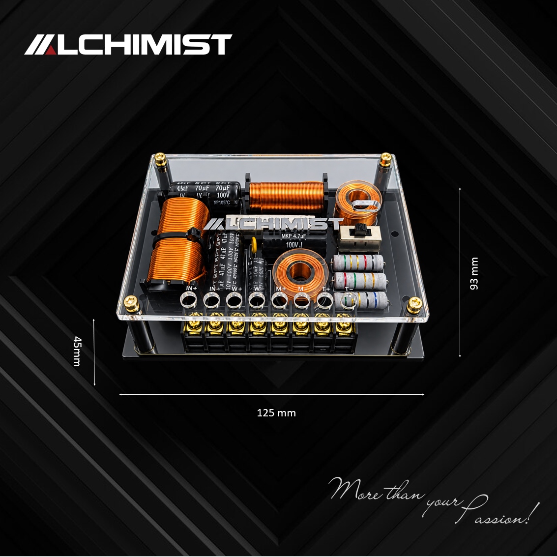 3-way passive crossover, Alchimist AAC3W-900